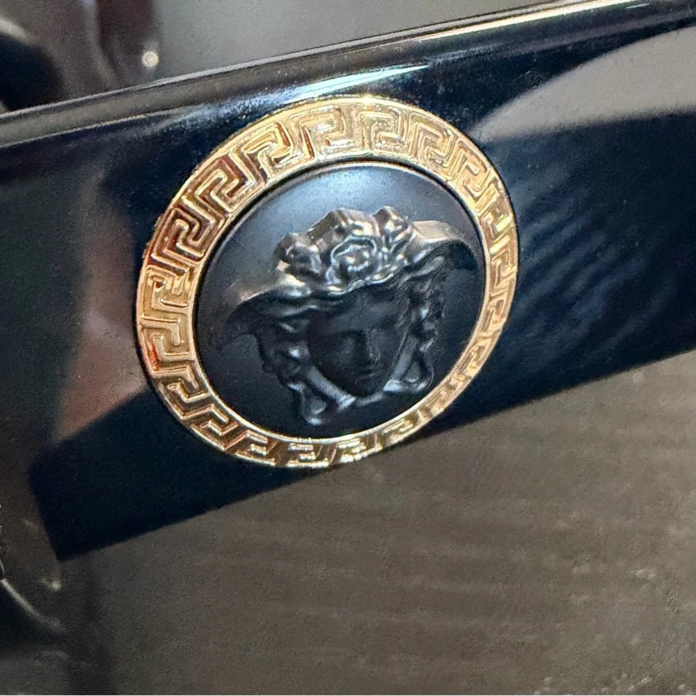 55MM Versace Square Polarized Sunglasses